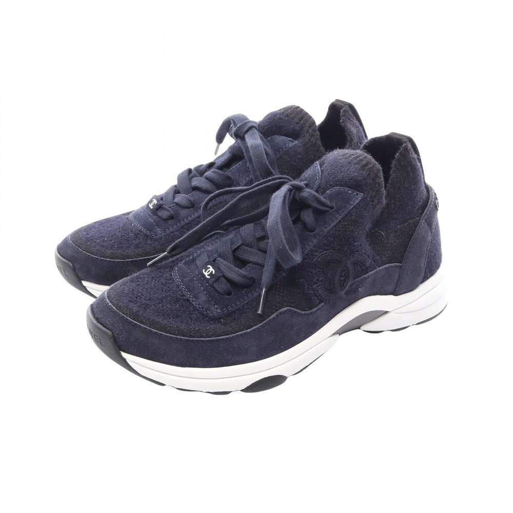Chanel Coco Mark Sneakers Shoes #37 #350097C10B